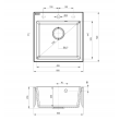 1-bowl granite sink 1-bowl granite sink