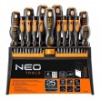 NEO TOOLS screwdriver and bit set, 37 pcs