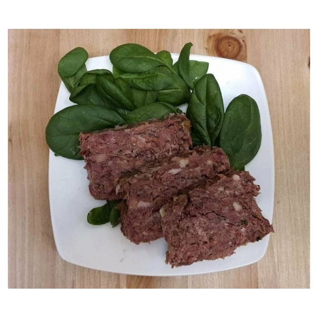 COUNTRY&NATURE Pork with spinach Mono - wet dog food - 410g