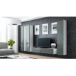 Cama TV stand VIGO 140 30/140/40 white/grey gloss Cama TV stand VIGO 140 30/140/40 white/grey gloss