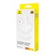 Baseus Encok CZ20 Headset Wired In-ear Calls/Music USB Type-C White Baseus Encok CZ20 Headset Wired In-ear Calls/Music USB Type-C White