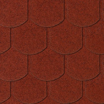 RED BEAVER ROOF SHINGLE 1 PC 0.16M2, 1 OPK. 3.85M2