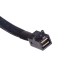 Silverstone CPS05 0.5 m Black, Blue, White