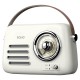 SAVIO RS-02 Portable Radio, white SAVIO RS-02 Portable Radio, white