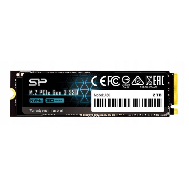 Silicon Power P34A80 M.2 2048 GB PCI Express 3.0 SLC NVMe Silicon Power P34A80 M.2 2048 GB PCI Express 3.0 SLC NVMe
