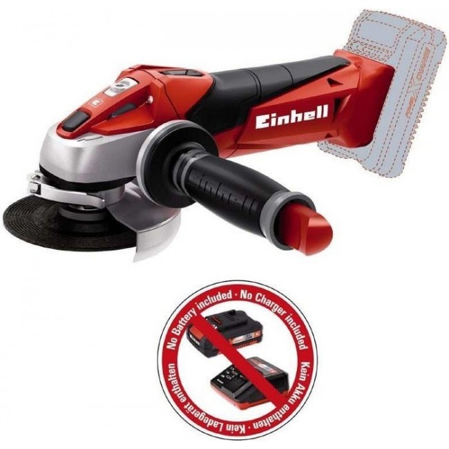 Einhell TE-AG 18/115 Li-Solo angle grinder 11.5 cm 8500 RPM 1.21 kg Einhell TE-AG 18/115 Li-Solo angle grinder 11.5 cm 8500 RPM 1.21 kg