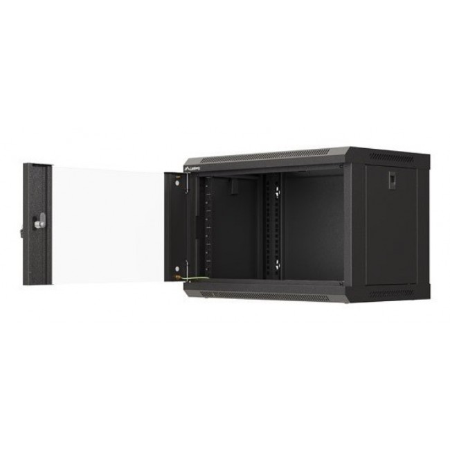 Lanberg WF03-5306-10B rack cabinet 6U Wall mounted rack Black