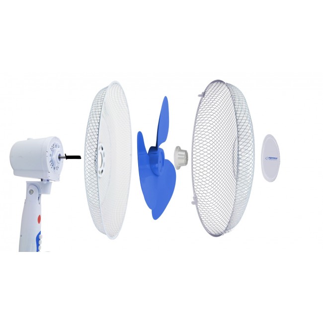 Esperanza EHF001WB, 16 '' standing fan, White/Blue