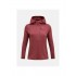 Bluza damska PEAK PERFORMANCE W Trail Polartec Power Grid Zip Hood kolor czerwony - L