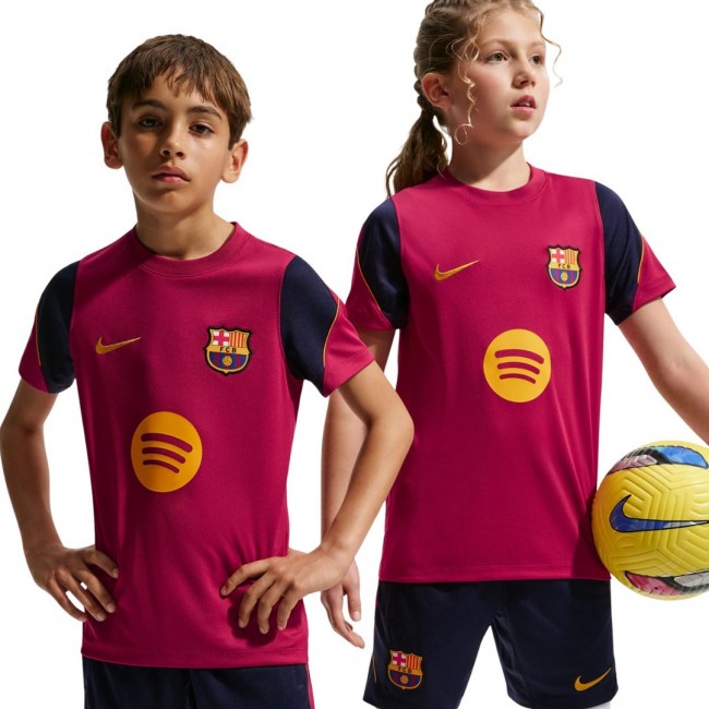Koszulka dla dzieci Nike FC Barcelona Strike bordowa II3237 621 L