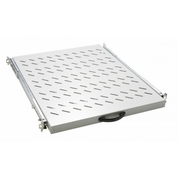Equip Sliding Shelf 19', 1U, 800MM, Grey