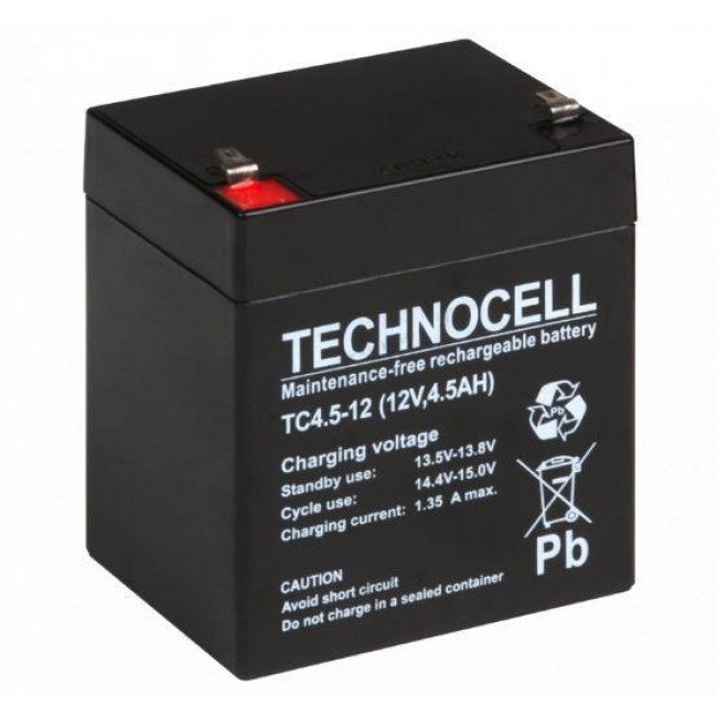 AGM TECHNOCELL TC series battery 12V 4.5Ah AGM TECHNOCELL TC series battery 12V 4.5Ah