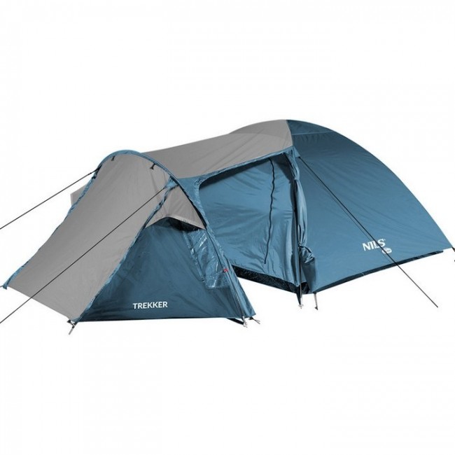 NILS CAMP NC6012 camping tent blue-grey