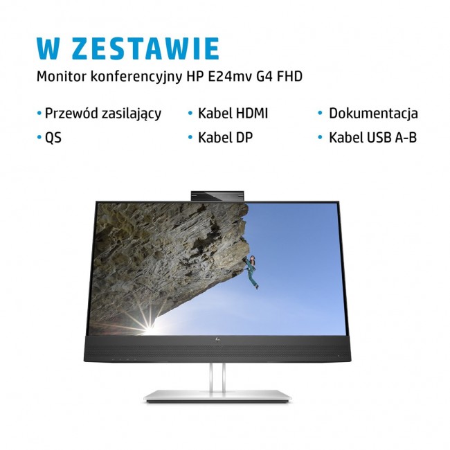 HP E24mv G4 Conferencing Monitor - LED HP E24mv G4 Conferencing Monitor - LED
