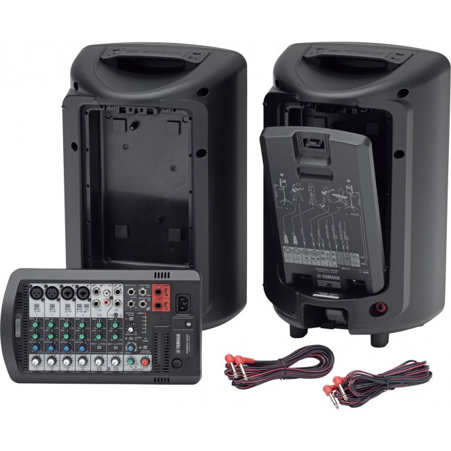 Yamaha Stagepas 400BT - portable PA system with 8-channel mixer and built-in power amplifier Yamaha Stagepas 400BT - portable PA system with 8-channel mixer and built-in power amplifier