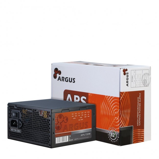 Inter-Tech Argus APS power supply unit 720 W 20+4 pin ATX ATX Black Inter-Tech Argus APS power supply unit 720 W 20+4 pin ATX ATX Black