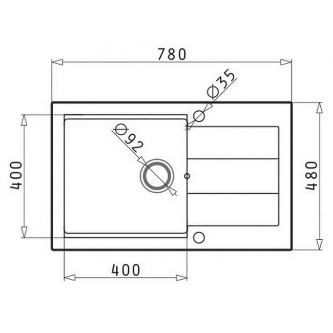 Set - PYRAMIS SPARTA PLUS LUX (78X48) 1B 1D sink + IDEA BLACK EDITION BATTERY - 070175802BE - Volcano Set - PYRAMIS SPARTA PLUS LUX (78X48) 1B 1D sink + IDEA BLACK EDITION BATTERY - 070175802BE - Volcano