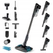 Philips 8000 series XC8057/01 stick vacuum/electric broom Battery Dry&wet Cyclonic Bagless 0.6 L Aqua colour, Black Philips 8000 series XC8057/01 stick vacuum/electric broom Battery Dry&wet Cyclonic Bagless 0.6 L Aqua colour, Black