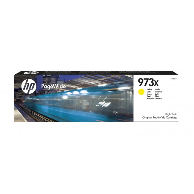 HP 973X - Hojtydende - gul - original HP 973X - Hojtydende - gul - original