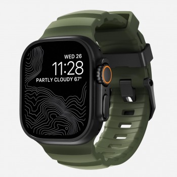 Nomad Rocky Point Band Black Leather, Titanium