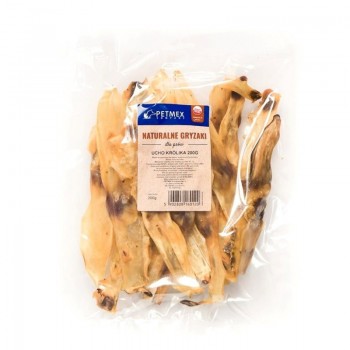 PETMEX dog chew Rabbit ear 200g