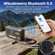 Extralink RADIO AWARYJNE BLUETOOTH SOLARNE Z KORBKA DYNAMO POWERBANK 4000MAH Z LATARKA SOS BT-4000 Portable Analog & digital Black, Orange