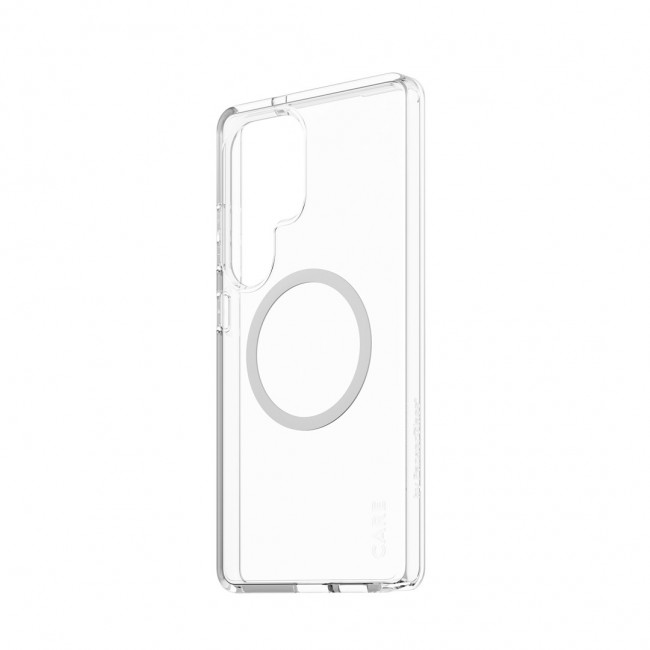 PanzerGlass CARE by Urban Combat Case Transparent w. White Qi Compatible Samsung Galaxy S25 Ultra