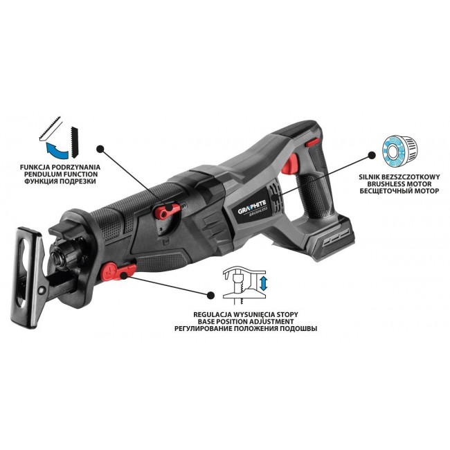 Graphite 58G096 power pole saw 2.64 kg