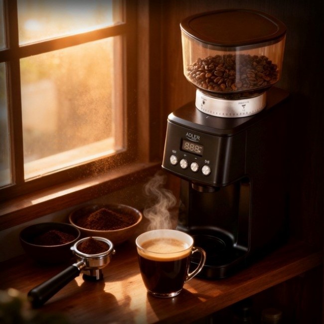 Adler AD 4300 Burr coffee grinder black