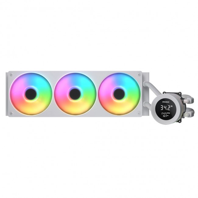 COUGAR Poseidon Vistek 360 CPU Water Cooling, ARGB, White
