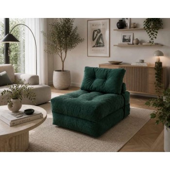 WOBA beanbag mattress bottle green