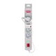 Activejet grey power strip with cord ACJ COMBO 5G/5M/BEZP. AUT/S