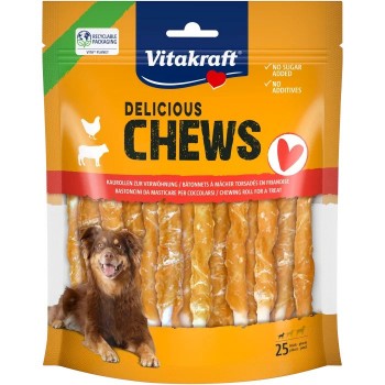 VITAKRAFT Chews Deli with Chicken S - dog treat - 25 pieces