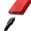 Qoltec 51831 Enclosure | M.2 SSD drive | SATA | NGFF| USB 3.0 | Super speed 5Gb/s | 2TB | Red Qoltec 51831 Enclosure | M.2 SSD drive | SATA | NGFF| USB 3.0 | Super speed 5Gb/s | 2TB | Red