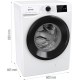 Gorenje G400 Freestanding Washing Machine, 8 kg, 1400 rpm WPNEI84SBSWIFI/PL Gorenje G400 Freestanding Washing Machine, 8 kg, 1400 rpm WPNEI84SBSWIFI/PL