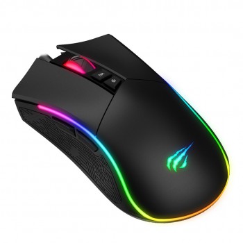 Havit MS1001S - Optical right-handed gaming mouse, USB type A, black-grey