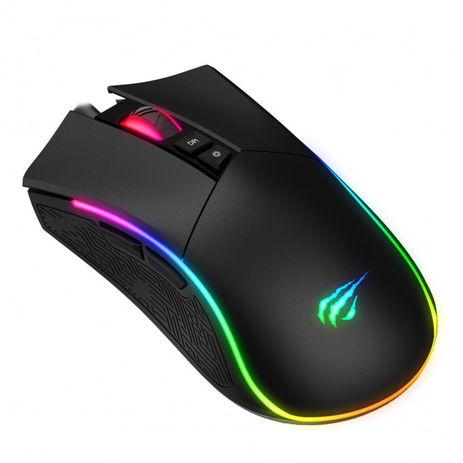 Havit MS1001S - Optical right-handed gaming mouse, USB type A, black-grey Havit MS1001S - Optical right-handed gaming mouse, USB type A, black-grey
