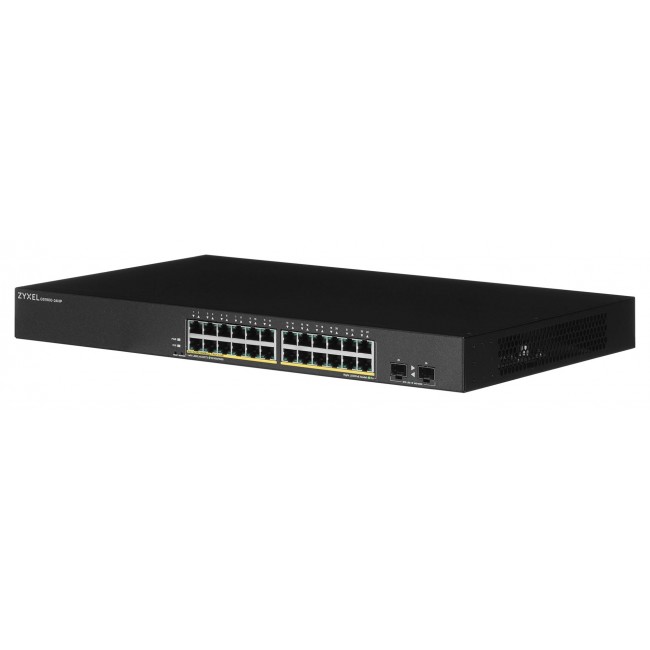 Zyxel GS1900-24HP Managed Gigabit Ethernet (10/100/1000) 1U Black Zyxel GS1900-24HP Managed Gigabit Ethernet (10/100/1000) 1U Black