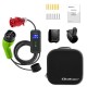 Qoltec Mobile EV Car Charger Adjustable 2in1 Type2 | 11kW | CEE 5 PIN | LCD | 3 phases | Portable | Wallbox | 5m Qoltec Mobile EV Car Charger Adjustable 2in1 Type2 | 11kW | CEE 5 PIN | LCD | 3 phases | Portable | Wallbox | 5m
