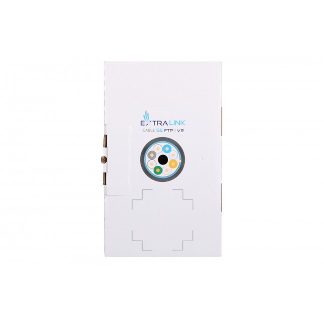 Extralink Twisted pair CAT5E FTP (F/UTP) V2 Outdoor 305M Extralink Twisted pair CAT5E FTP (F/UTP) V2 Outdoor 305M