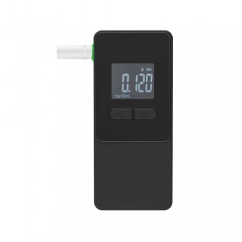 AlcoAlert Smart Electrochemical breathalyzer, black