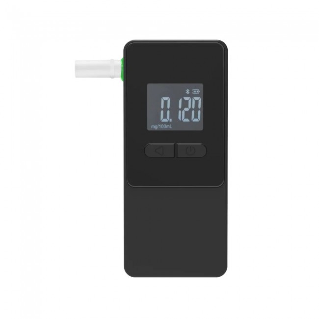 AlcoAlert Smart Electrochemical breathalyzer, black