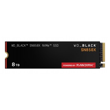 Western Digital Black WD_BLACK SN850X NVMe SSD POWERED BY SANDISK 8 TB