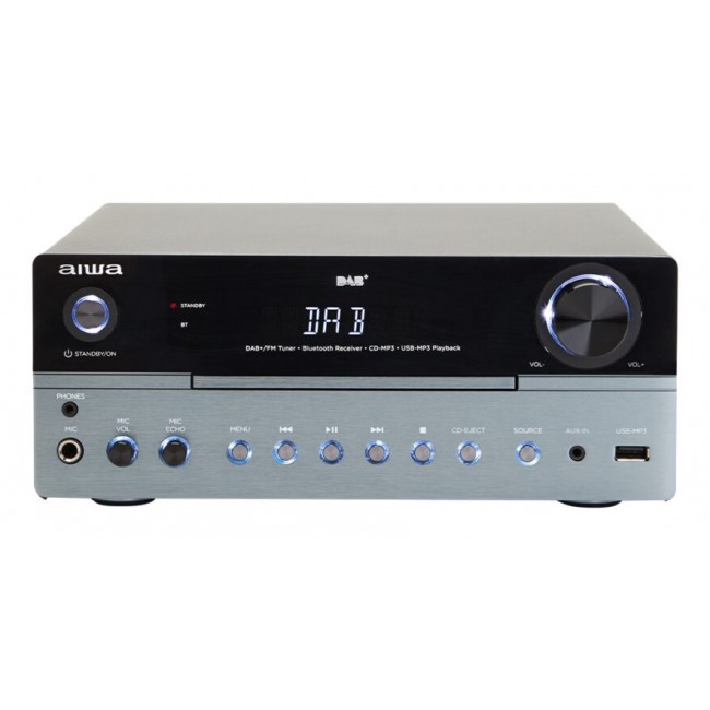Aiwa MSBTU-700DAB home audio system Home audio micro system 25 W Arctic blue, Black