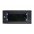 Extralink Rackmount cabinet 4U 600x450 Black wall mounted