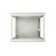 Extralink Rackmount cabinet 12U 600x600 ASP Gray wall mounted, metal door