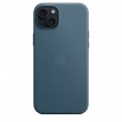 Apple iPhone 15 Plus FineWoven Case with MagSafe - Pacific Blue Apple iPhone 15 Plus FineWoven Case with MagSafe - Pacific Blue