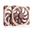 Noctua NF-A14X25 G2 PWM SX2-PP computer cooling system Computer case Fan 14 cm Beige 2 pc(s)