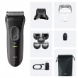 Braun 3000BT Foil shaver Trimmer Black, Grey