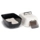 FERPLAST Prima black - cat toilet - 39,5 x 52,5 x 38cm